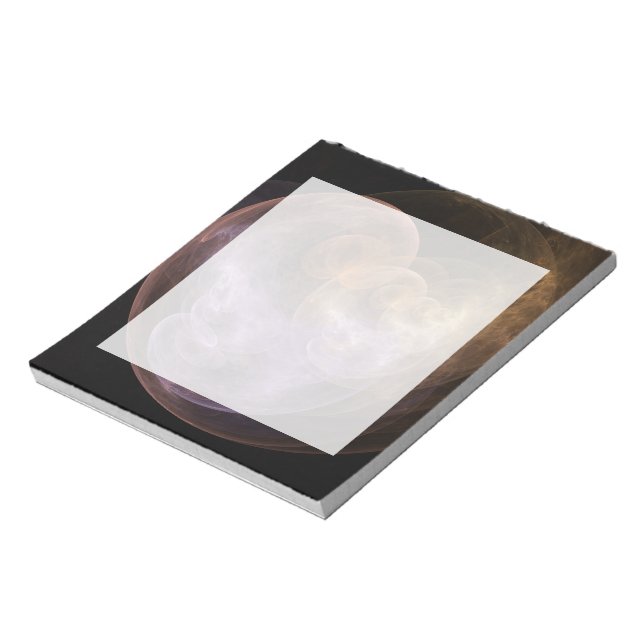 Bloc De Notas Flores espaciales (Lado Izquierdo)