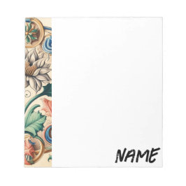 Bloc De Notas Flores etéreas en armonía