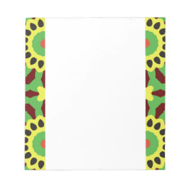 Bloc De Notas Flores geométricas abstractas OT 67