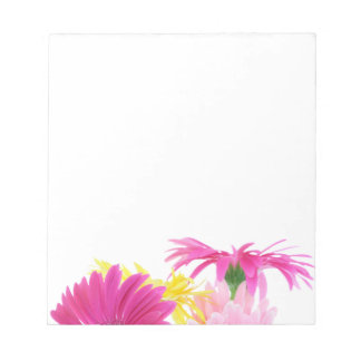 Bloc De Notas Flores Gerbera Daisy Piink