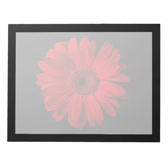 Bloc De Notas Flores | Gerbera Daisy Roja (Frente)