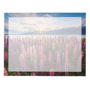 Bloc De Notas Flores Lupines New Zealand