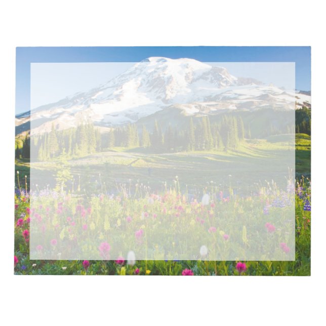Bloc De Notas Flores | Mt. Rainier Wildflowers (Frente)