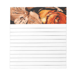 Bloc De Notas Flores otoñales