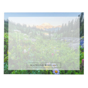 Bloc De Notas Flores Parque nacional Monte Rainier