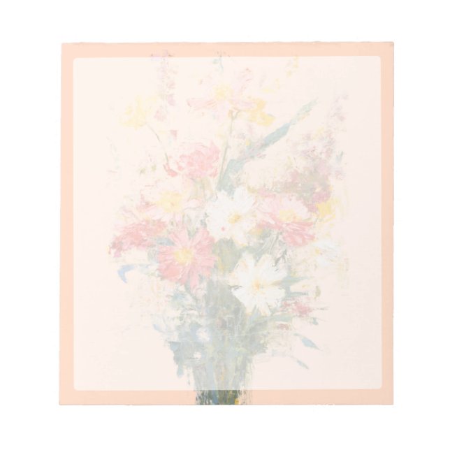 Bloc De Notas Flores Pastel (Frente)