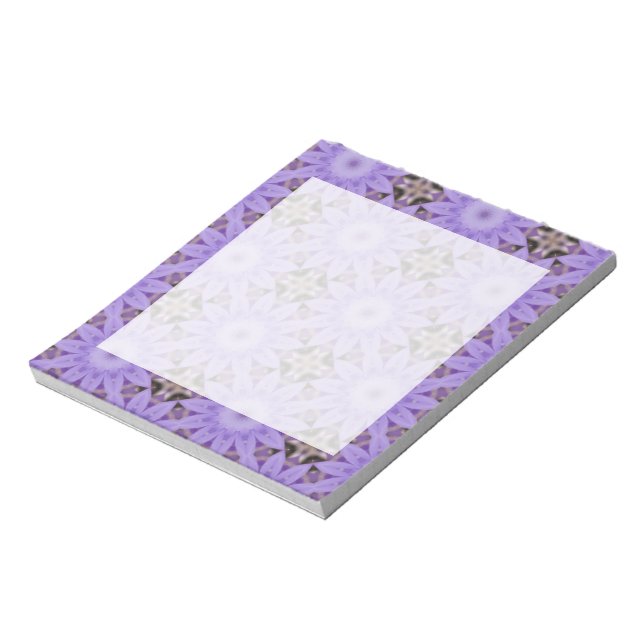 Bloc De Notas Flores Purpura (Lado Izquierdo)