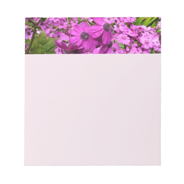 Bloc De Notas Flores púrpuras de San Francisco (Frente)