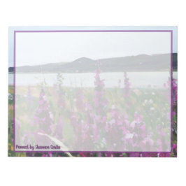 Bloc De Notas Flores silvestres junto al río - Estacionería Pers