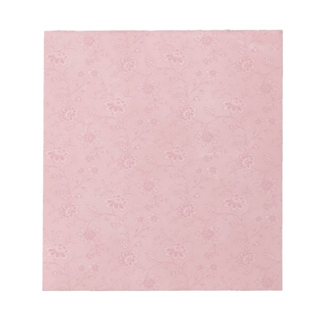 Bloc De Notas Flores Simplemente Bonitas Rosadas (Frente)