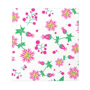 Bloc De Notas Flores y bayas