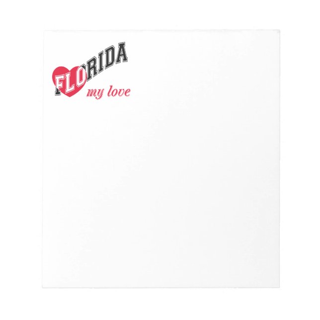 Bloc De Notas Florida, mi amor (Frente)