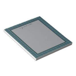 Bloc De Notas Flower of Scotland Original Scottish Tartan 