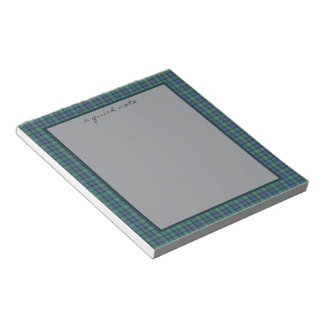 Bloc De Notas Flower of Scotland Original Scottish Tartan