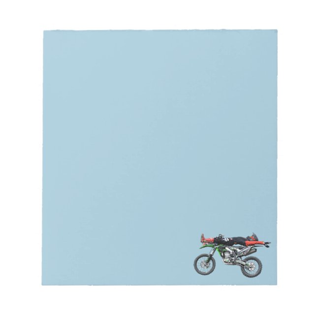 Bloc De Notas FMX - Pieza de Motocross aérea de estilo libre III (Frente)