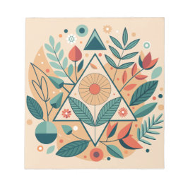 Bloc De Notas Foliage de la jungla geométrica