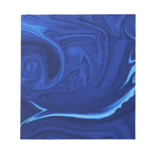Bloc De Notas Fondo azul cobalto texturizado a mano