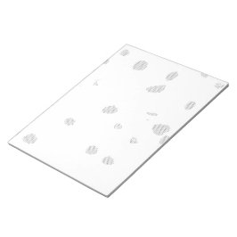 Bloc De Notas fondo blanco con muchos puntos pequeños