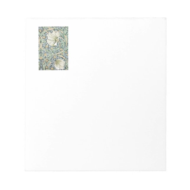 Bloc De Notas Fondo de escritorio floral William Morris Pimperne (Frente)