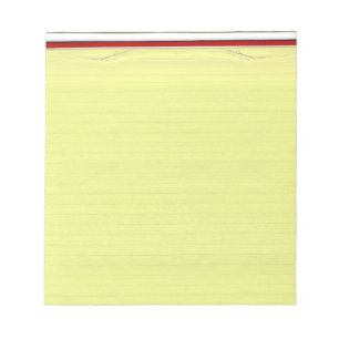 Bloc De Notas Fondo del papel escolar en línea amarilla