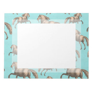 Bloc De Notas Fondo Galloping Español Stallia Aqua
