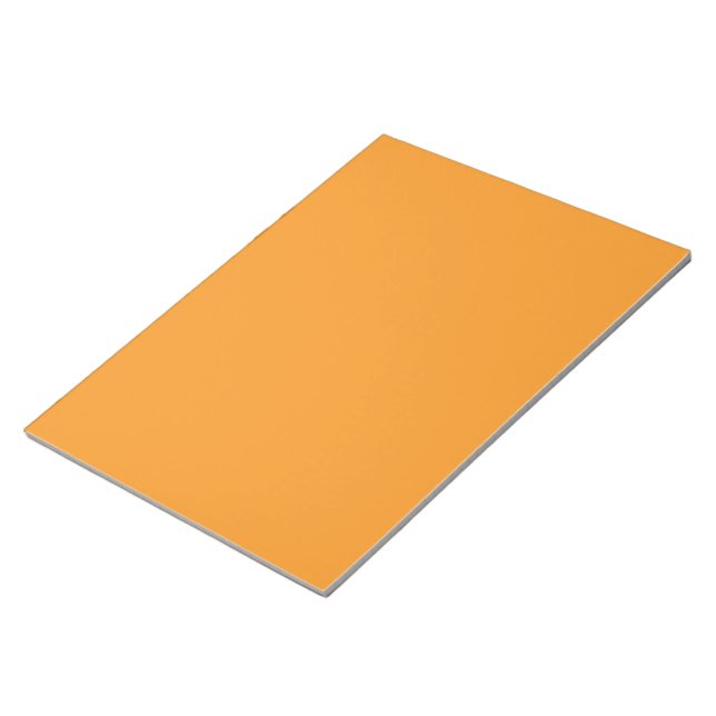 Bloc De Notas fondo naranja con borde blanco (Lado Derecho)