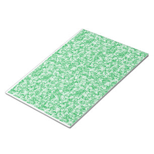 Bloc De Notas fondo verde y blanco con pequeños puntos blancos