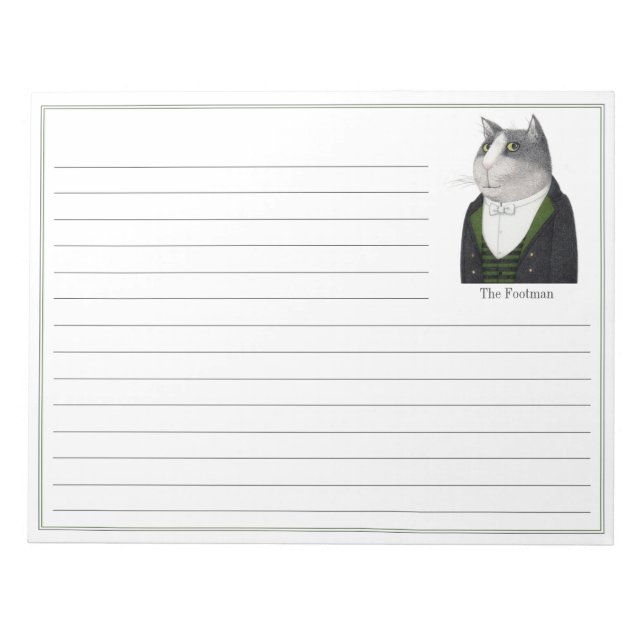Bloc de notas FOOTMAN CAT 11x8.5 (Frente)