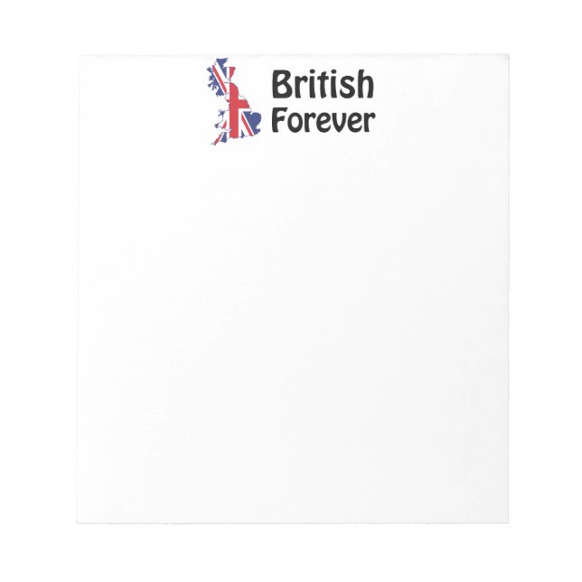 Bloc De Notas Forever británico (Frente)