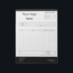 Bloc De Notas Form Business Quotation, Invoice or Sales Receipt<br><div class="desc">Form Business Quotation,  Invoice or Sales Receipt Order Form</div>