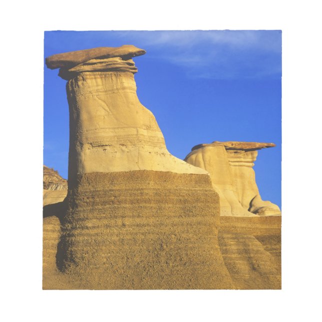 Bloc De Notas Formaciones rocosas en Drumheller Alberta, Canadá  (Frente)