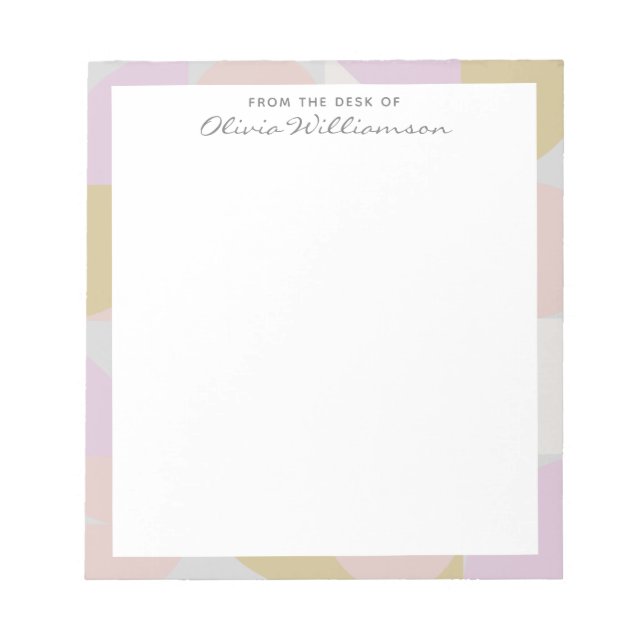 Bloc De Notas Formas geométricas modernas Pastel de invierno per (Frente)