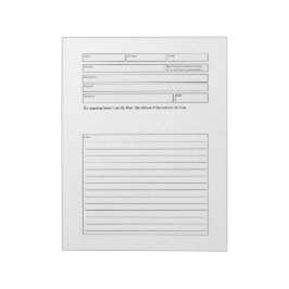Bloc De Notas Formulario de consulta de clientes