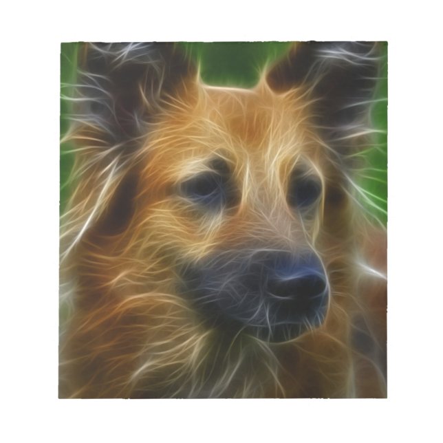 Bloc De Notas Foto de GSD German Shepherd (Frente)