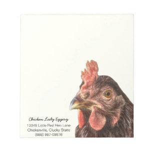 Bloc De Notas Foto de pollo de Red Laying Hen