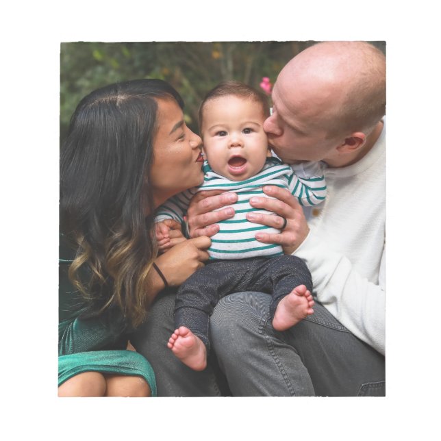 Bloc De Notas Foto familiar personalizada (Frente)