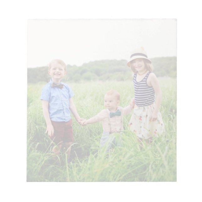 Bloc De Notas Foto Minimalista moderna simple (Frente)