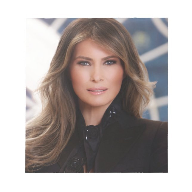Bloc De Notas Foto oficial de la Casa Blanca de Melania Trump (Frente)