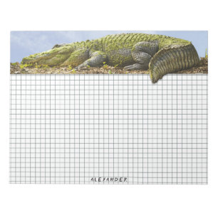 Bloc De Notas Fotografía de la Naturaleza Enorme Gator Cortado P