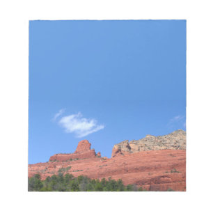 Bloc De Notas Fotografía de Steamboat Rock en Sedona Arizona