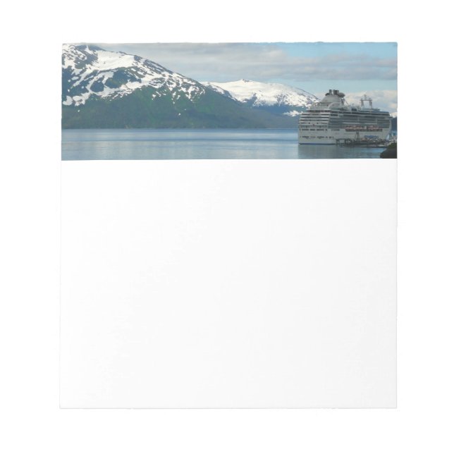 Bloc De Notas Fotografía de viajes de crucero en Alaska (Frente)