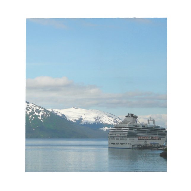 Bloc De Notas Fotografía de viajes de crucero en Alaska (Frente)
