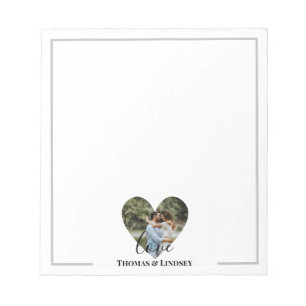 Bloc De Notas Fotografía personalizada Fotocardiaca Frame Modern