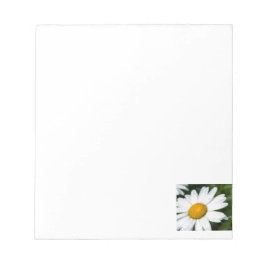 Bloc De Notas fotografía, un margueritte, hacen verde