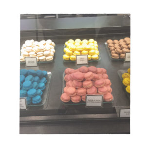 Bloc De Notas Francés Macarons el París, Francia