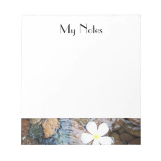 Bloc De Notas Frangipani flotante
