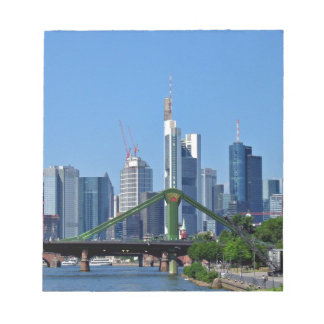Bloc De Notas Frankfurt skyline