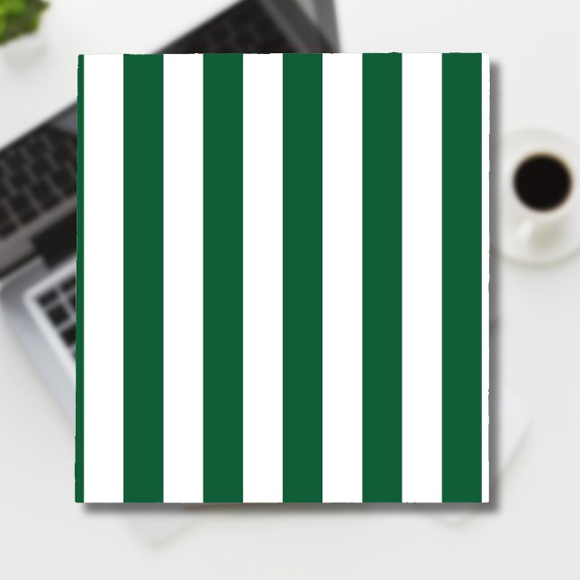 Bloc De Notas Frasco clásico de época franjas verde y blanca (Subido por el creador)
