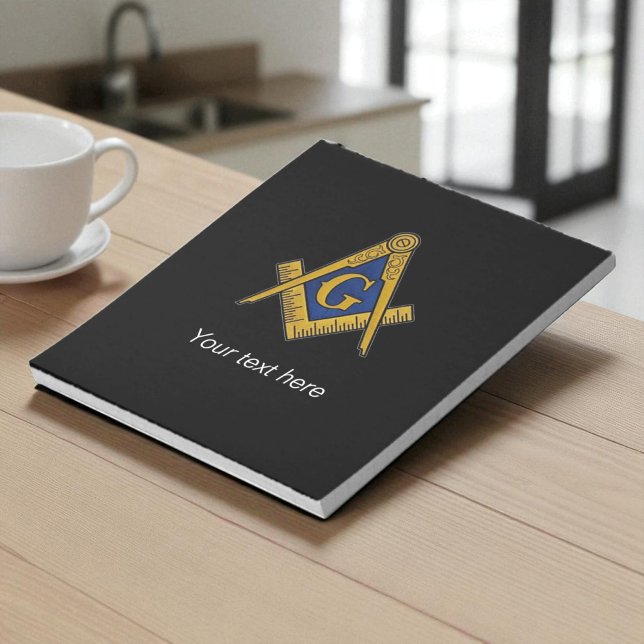 Bloc De Notas Freemason Masonic Square Compass (Subido por el creador)