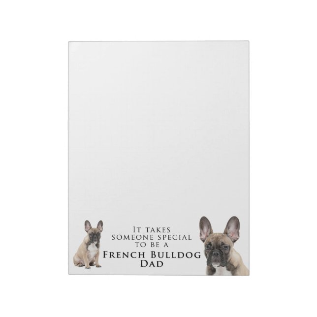 Bloc De Notas Frenchie Dad Notepad (Lado Izquierdo)